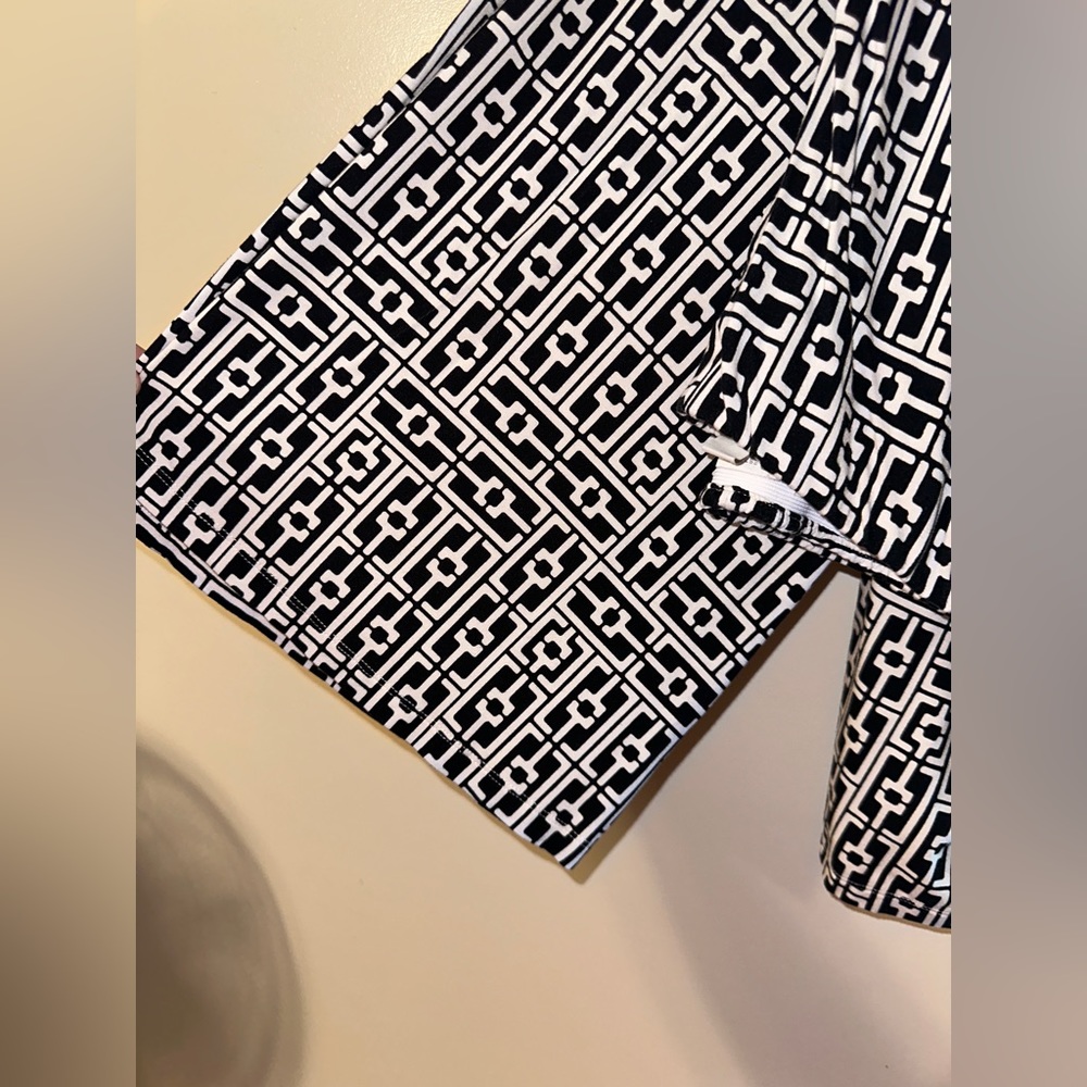 Plus Size Geometric Pants